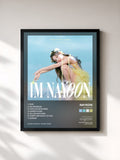#noir Tableau de l'album IM NAYEON de NAYEON, cadre noir, imprimé et encadré en France