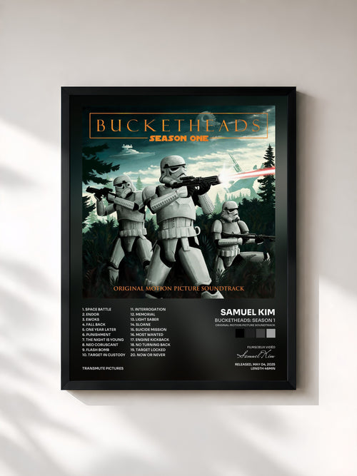Samuel Kim · Bucketheads: Season 1 (Original Motion Picture Soundtrack) — Affiche encadrée
