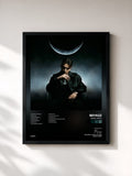 #noir Tableau de l'album Kara Tape 3 de Beyazz, cadre noir, imprimé et encadré en France