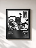 #noir Tableau de l'album BRONSON Remixes N°.1 de Bronson, cadre noir, imprimé et encadré en France