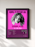#noir Tableau de l'album Sorry To Bother You (Original Score) de Tune-Yards, cadre noir, imprimé et encadré en France