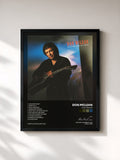 #noir Tableau de l'album Love Tracks de Don McLean, cadre noir, imprimé et encadré en France