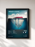 #noir Tableau de l'album Storms de Hedley, cadre noir, imprimé et encadré en France