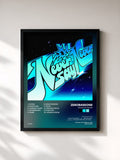 #noir Tableau de l'album NEVER SAY NEVER de ZEROBASEONE, cadre noir, imprimé et encadré en France