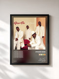 #noir Tableau de l'album Let's Get Married de Jagged Edge, cadre noir, imprimé et encadré en France