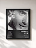 #noir Tableau de l'album Alors regarde de Patrick Bruel, cadre noir, imprimé et encadré en France