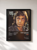 #noir Tableau de l'album Barry Manilow I de Barry Manilow, cadre noir, imprimé et encadré en France