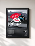#noir Tableau de l'album You Are Not Alone de Mason, cadre noir, imprimé et encadré en France