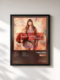 #noir Tableau de l'album Feutres et pastels de Lynda Lemay, cadre noir, imprimé et encadré en France