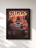 #noir Tableau de l'album Let Em Ave It de Giggs, cadre noir, imprimé et encadré en France