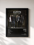 #noir Tableau de l'album Ghost Town de Auryn, cadre noir, imprimé et encadré en France