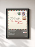 #noir Tableau de l'album The Christmas Album de Chris Rea, cadre noir, imprimé et encadré en France