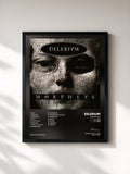 #noir Tableau de l'album Morpheus de Delerium, cadre noir, imprimé et encadré en France