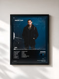 #noir Tableau de l'album Memory Card de Dawin, cadre noir, imprimé et encadré en France