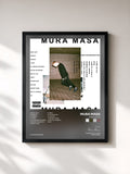 #noir Tableau de l'album Mura Masa de Mura Masa, cadre noir, imprimé et encadré en France