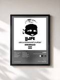 #noir Tableau de l'album Van De Bodem Naar De Grond (Deluxe) de Lijpe, cadre noir, imprimé et encadré en France