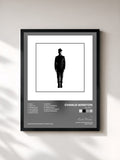 #noir Tableau de l'album Square 1 de Charlie Winston, cadre noir, imprimé et encadré en France