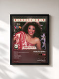 #noir Tableau de l'album It Is Love de Marlena Shaw, cadre noir, imprimé et encadré en France