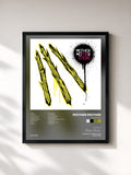 #noir Tableau de l'album The Sticks de Mother Mother, cadre noir, imprimé et encadré en France