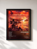 #noir Tableau de l'album Shingeki no Kiseki de Linked Horizon, cadre noir, imprimé et encadré en France