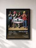 #noir Tableau de l'album Let's Do It For Johnny de Bowling for Soup, cadre noir, imprimé et encadré en France