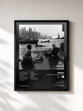 #noir Tableau de l'album The Killah Whales of Gotham de GASHI, cadre noir, imprimé et encadré en France