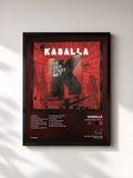 #noir Tableau de l'album Us der Stadt met K de Kasalla, cadre noir, imprimé et encadré en France