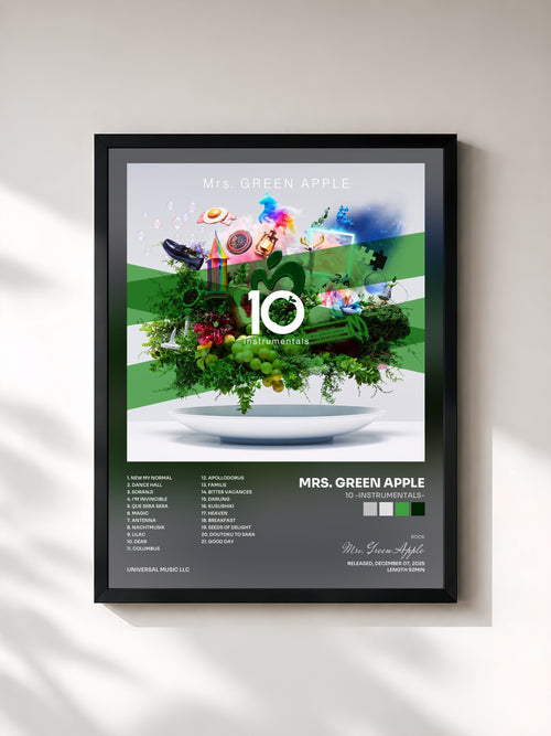 Mrs. Green Apple · 10 -Instrumentals- — Affiche encadrée