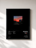 #noir Tableau de l'album This Was Home de Edo Saiya, cadre noir, imprimé et encadré en France