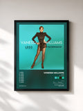 #noir Tableau de l'album Legs (Keep Dancing) [The Remixes EP] de Vanessa Williams, cadre noir, imprimé et encadré en France