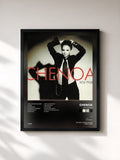 #noir Tableau de l'album Soy Mujer de Chenoa, cadre noir, imprimé et encadré en France