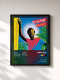 #noir Tableau de l'album Special de Jimmy Cliff, cadre noir, imprimé et encadré en France