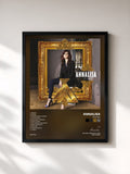 #noir Tableau de l'album Splende de Annalisa, cadre noir, imprimé et encadré en France