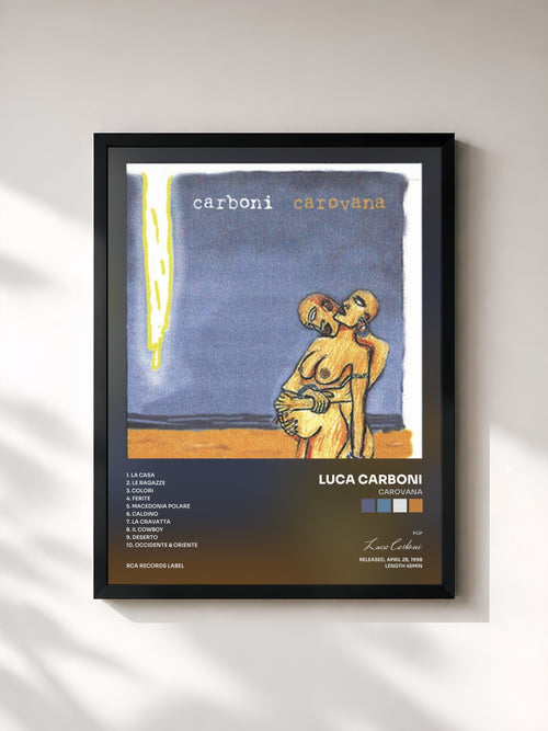 Luca Carboni · Carovana — Affiche encadrée