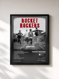#noir Tableau de l'album Merekam Jejak de Rocket Rockers, cadre noir, imprimé et encadré en France
