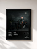 #noir Tableau de l'album Monochrome, Vol.2 de LPEE, cadre noir, imprimé et encadré en France