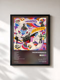 #noir Tableau de l'album I'll Be Your Girl de The Decemberists, cadre noir, imprimé et encadré en France