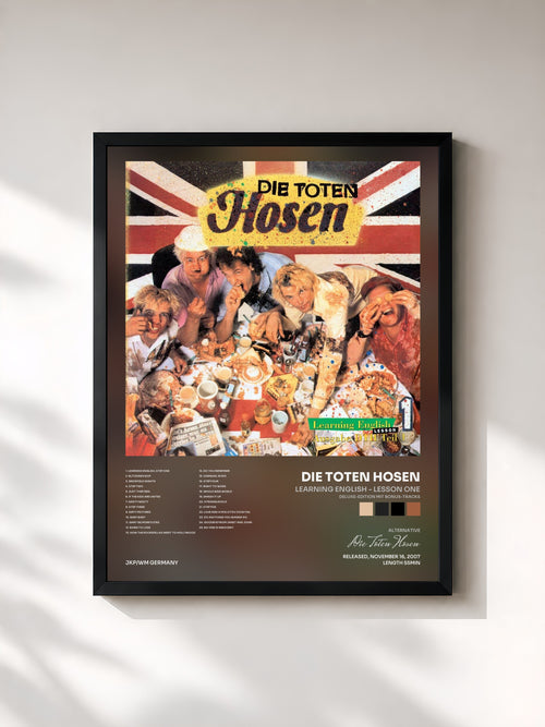 Die Toten Hosen · Learning English - Lesson One (Deluxe-Edition mit Bonus-Tracks) — Affiche encadrée