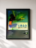#noir Tableau de l'album Guns In The Ghetto de UB40, cadre noir, imprimé et encadré en France