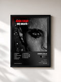 #noir Tableau de l'album One Breath de Anna Calvi, cadre noir, imprimé et encadré en France