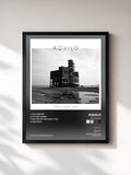 #noir Tableau de l'album Calling Me de Aquilo, cadre noir, imprimé et encadré en France