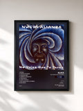 #noir Tableau de l'album No Dejes Que Te Paren de Alika, cadre noir, imprimé et encadré en France