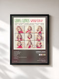 #noir Tableau de l'album Christmas, With Love de Leona Lewis, cadre noir, imprimé et encadré en France