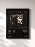 #noir Tableau de l'album Syrophenikan de Delerium, cadre noir, imprimé et encadré en France
