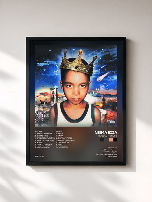 Neima Ezza · Piccolo principe — Affiche encadrée