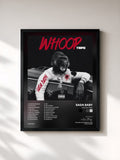 #noir Tableau de l'album Whoop Tape de Sada Baby, cadre noir, imprimé et encadré en France