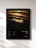 #noir Tableau de l'album Icarus & I de Said The Sky, cadre noir, imprimé et encadré en France