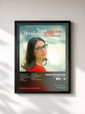 #noir Tableau de l'album Every Grain of Sand de Nana Mouskouri, cadre noir, imprimé et encadré en France