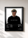 #noir Tableau de l'album Bright Nights de Quintino, cadre noir, imprimé et encadré en France