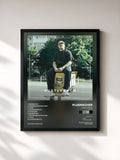 #noir Tableau de l'album Hustlebach (Bonus EP) de Plusmacher, cadre noir, imprimé et encadré en France